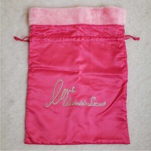 VICTORIA'S SECRET Santa Baby BAG Pink Faux Fur Santa Sack vintage 2000s